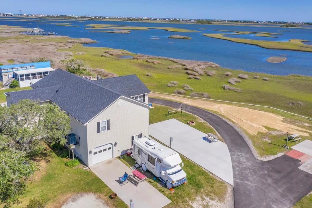 Surf City Serene Waterfront Vacation Home Exterior foto